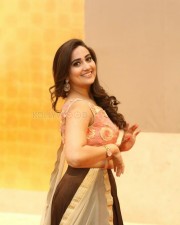 Actress Manjusha At Kavacham Trailer Launch Photos