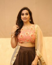 Actress Manjusha At Kavacham Trailer Launch Photos