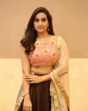 Actress Manjusha At Kavacham Trailer Launch Photos