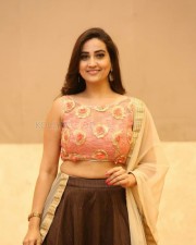 Actress Manjusha At Kavacham Trailer Launch Photos
