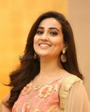 Actress Manjusha At Kavacham Trailer Launch Photos