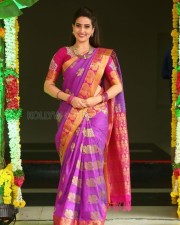 Actress Manjusha Traditional Saree Photos