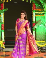 Actress Manjusha Traditional Saree Photos