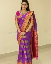 Actress Manjusha Traditional Saree Photos