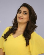 Actress Manjusha Yellow Dress Photos