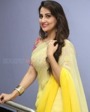 Actress Manjusha Yellow Saree Photos