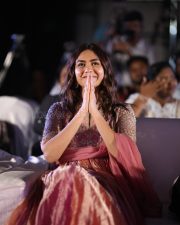 Actress Mrunal Thakur at Dacoit Movie Success Meet Photos 03