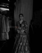Actress Mrunal Thakur in a Black and White Lehenga Photos 01 Actress Mrunal Thakur in a Black and White Lehenga Photos 01