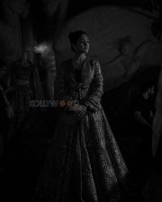 Actress Mrunal Thakur in a Black and White Lehenga Photos 02 Actress Mrunal Thakur in a Black and White Lehenga Photos 02