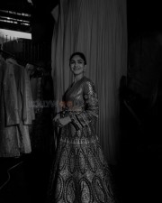 Actress Mrunal Thakur in a Black and White Lehenga Photos 04 Actress Mrunal Thakur in a Black and White Lehenga Photos 04