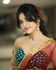 Actress Nabha Natesh at Swayambu Teaser Launch Pictures 08