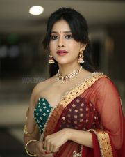 Actress Nabha Natesh at Swayambu Teaser Launch Pictures 11