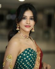 Actress Nabha Natesh at Swayambu Teaser Launch Pictures 12
