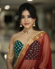 Actress Nabha Natesh at Swayambu Teaser Launch Pictures 15