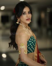 Actress Nabha Natesh at Swayambu Teaser Launch Pictures 17