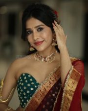 Actress Nabha Natesh at Swayambu Teaser Launch Pictures 19