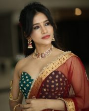 Actress Nabha Natesh at Swayambu Teaser Launch Pictures 20