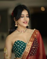 Actress Nabha Natesh at Swayambu Teaser Launch Pictures 23