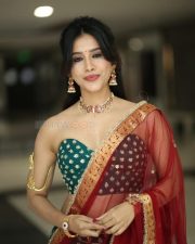 Actress Nabha Natesh at Swayambu Teaser Launch Pictures 24