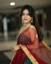 Actress Nabha Natesh at Swayambu Teaser Launch Pictures 26