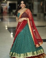 Actress Nabha Natesh at Swayambu Teaser Launch Pictures 29