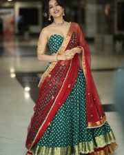 Actress Nabha Natesh at Swayambu Teaser Launch Pictures 30