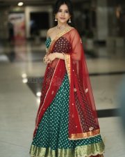 Actress Nabha Natesh at Swayambu Teaser Launch Pictures 31