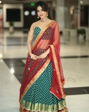 Actress Nabha Natesh at Swayambu Teaser Launch Pictures 43