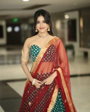 Actress Nabha Natesh at Swayambu Teaser Launch Pictures 45