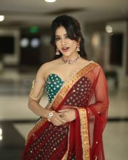 Actress Nabha Natesh at Swayambu Teaser Launch Pictures 47