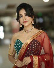 Actress Nabha Natesh at Swayambu Teaser Launch Pictures 48