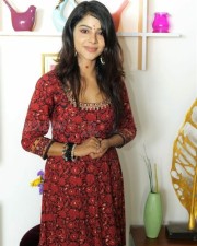 Actress Pavithra Lakshmi at Movie Pooja Photos