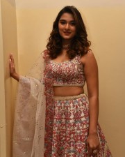 Actress Saiee Manjrekar at Ghani Movie Trailer Launch Photos 11