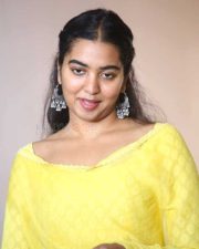 Actress Shivathmika Rajashekar at Adbhutam Movie Thanks Meet Event Pictures 06
