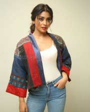 Actress Shriya Saran At Raja Vaaru Rani Gaaru Movie Poster Launch Press Meet Photos
