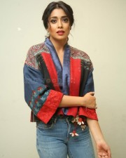 Actress Shriya Saran At Raja Vaaru Rani Gaaru Movie Poster Launch Press Meet Photos
