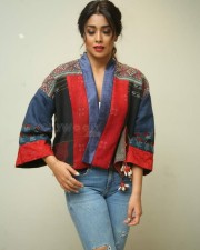 Actress Shriya Saran At Raja Vaaru Rani Gaaru Movie Poster Launch Press Meet Photos