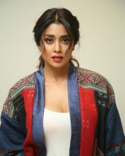 Actress Shriya Saran At Raja Vaaru Rani Gaaru Movie Poster Launch Press Meet Photos