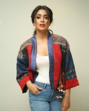 Actress Shriya Saran At Raja Vaaru Rani Gaaru Movie Poster Launch Press Meet Photos