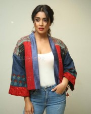 Actress Shriya Saran At Raja Vaaru Rani Gaaru Movie Poster Launch Press Meet Photos