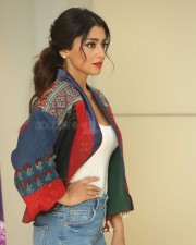 Actress Shriya Saran At Raja Vaaru Rani Gaaru Movie Poster Launch Press Meet Photos