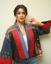 Actress Shriya Saran At Raja Vaaru Rani Gaaru Movie Poster Launch Press Meet Photos