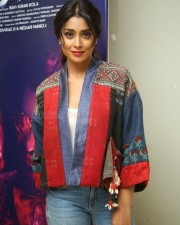 Actress Shriya Saran At Raja Vaaru Rani Gaaru Movie Poster Launch Press Meet Photos