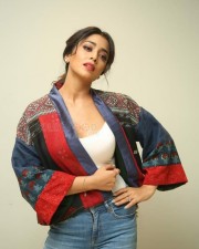 Actress Shriya Saran At Raja Vaaru Rani Gaaru Movie Poster Launch Press Meet Photos