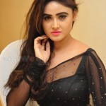 Sony Charishta 22 Actress Sony Charishta Hot And Sexy Black Saree Photos