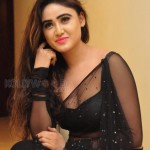 Sony Charishta 17 Actress Sony Charishta Hot And Sexy Black Saree Photos