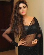 Actress Sony Charishta Hot And Sexy Black Saree Photos