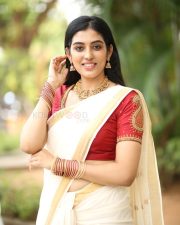 Actress Yashvika Nishkala at Cherasala Movie Pre Release Event Photos 14