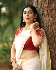 Actress Yashvika Nishkala at Cherasala Movie Pre Release Event Photos 17