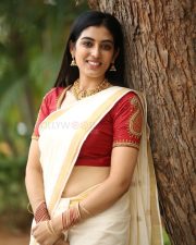 Actress Yashvika Nishkala at Cherasala Movie Pre Release Event Photos 18